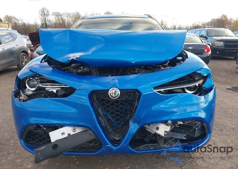 2018 Alfa Romeo Stelvio Ti Sport Awd from USA, damaged, VIN ZASFAKNN9J7B96639